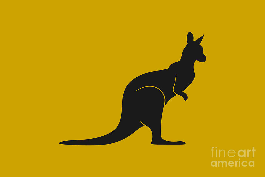 Australian Kangaroo Digital Art