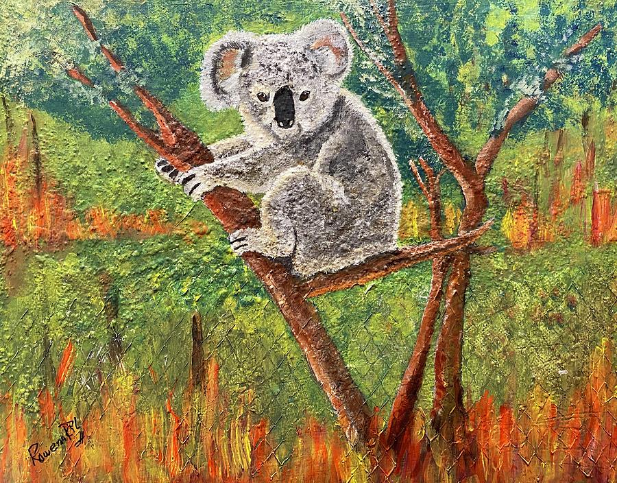Australian Koala Painting by Rowena Rizo-Patron