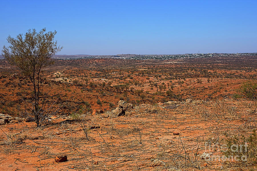 Australian Outback Desert Landscape overlooking Broken Hill by Kaye Menner Photograph by Kaye Menner