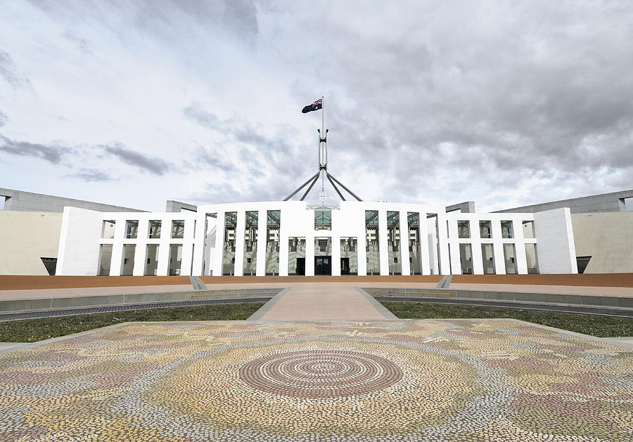 Australian Parliament Photograph by Georgeclerk