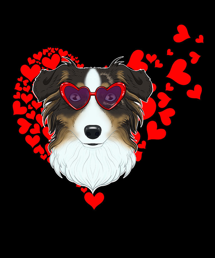 Australian Shepherd Lover I Dog Lover I Australian Shepherd Digital Art ...