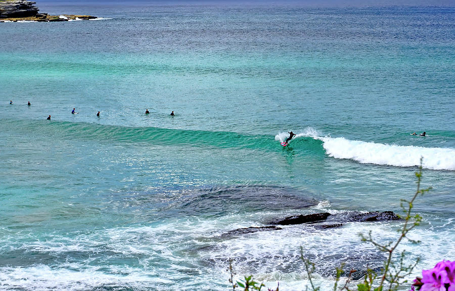 Australian Surfers at Bondi Beach Photograph by Waterdancer