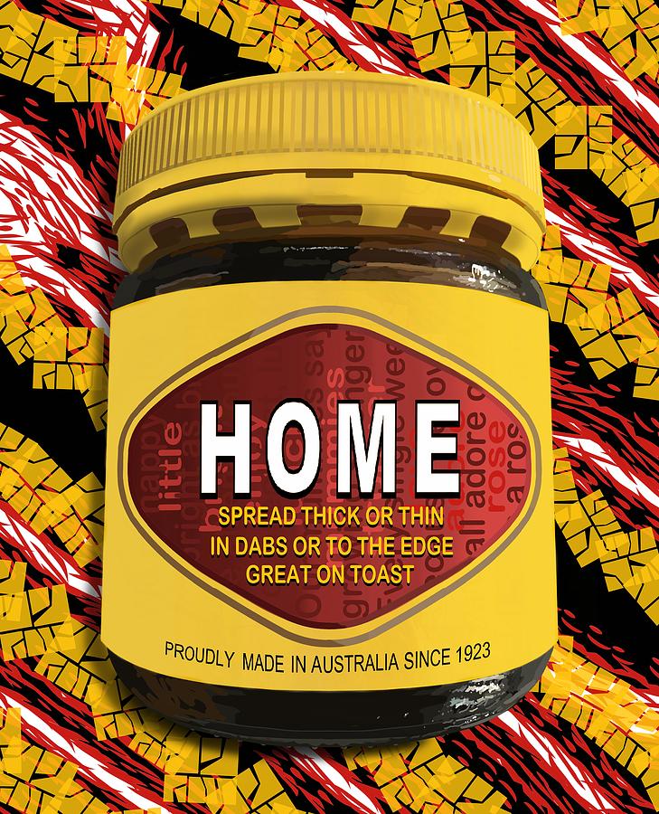 Australiana Pop Art Tastes Like Home Drawing by Joan Stratton