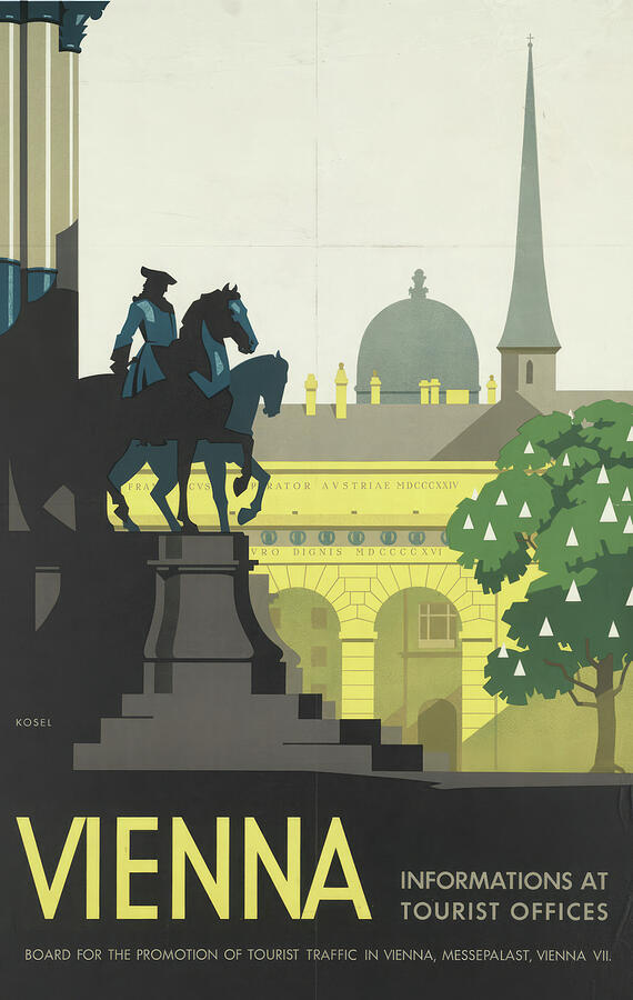 Austria Vienna Vintage Travel Poster Painting by Vintage Travel Poster Austria Vienna Vintage Travel Poster Painting by Vintage Travel Poster