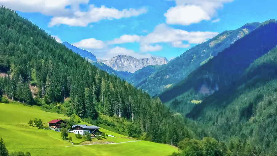 Austrian Hillside Photograph By Angela Bailey - Fine Art America