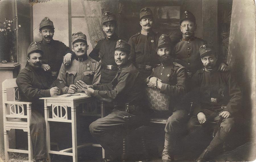 Austro hungarian soldiers photographed by O Srutek Wallachisch ...