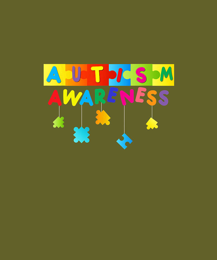 Autism Awareness Puzzle TShirt Digital Art by Julie Hurst - Fine Art