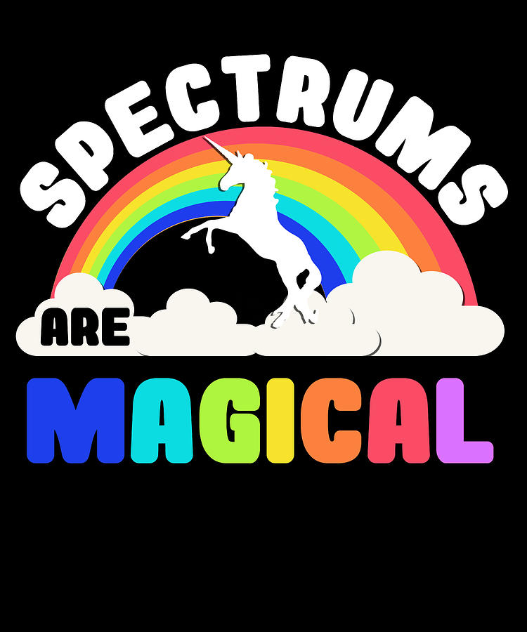 Autism Awareness Spectrums Are Magical Digital Art by Flippin Sweet Gear