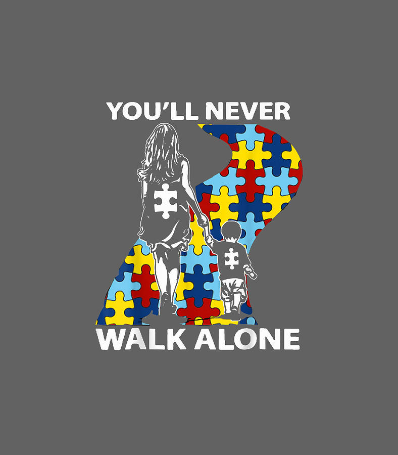 Washington Commanders You'Ll Never Walk Alone Mom And Son Autism