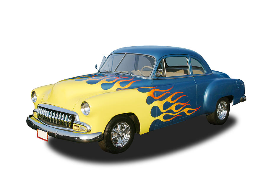 Auto Car - 1952 Chevrolet Club Coupe Hot Rod Photograph by StanRohrer