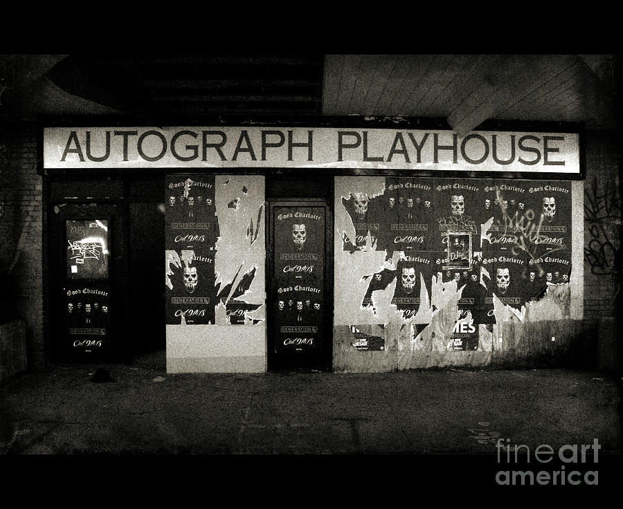 Signs Photograph - Autograph Playhouse, 18 by Walter Neal