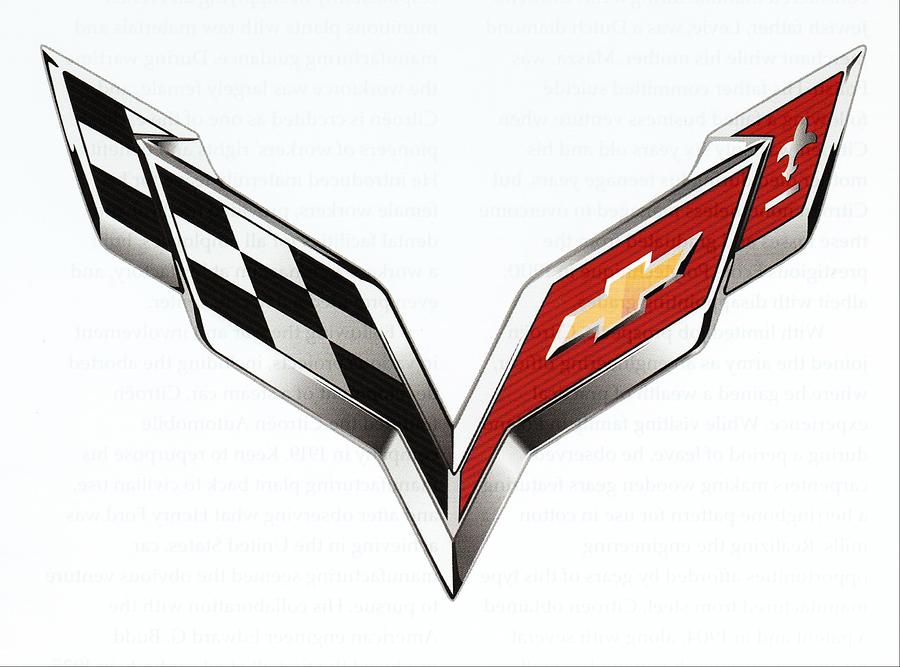 Automobile Emblem Corvette Digital Art by Bootster And Lord - Fine Art ...