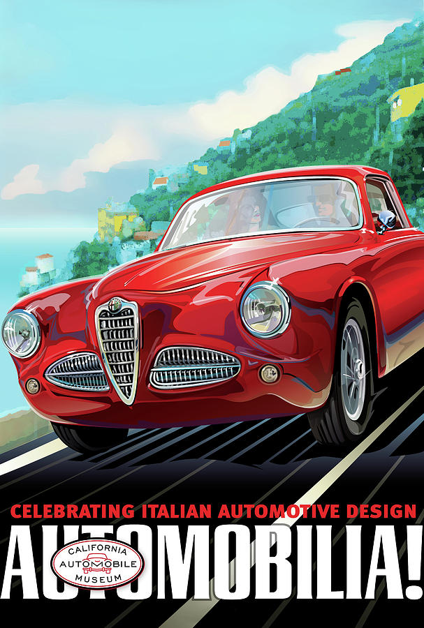 Automobilia at the California Auto Museum, 2010 Digital Art by Larry