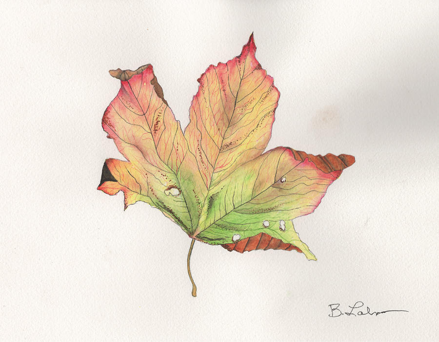 Autumn #4 Painting by Bob Labno