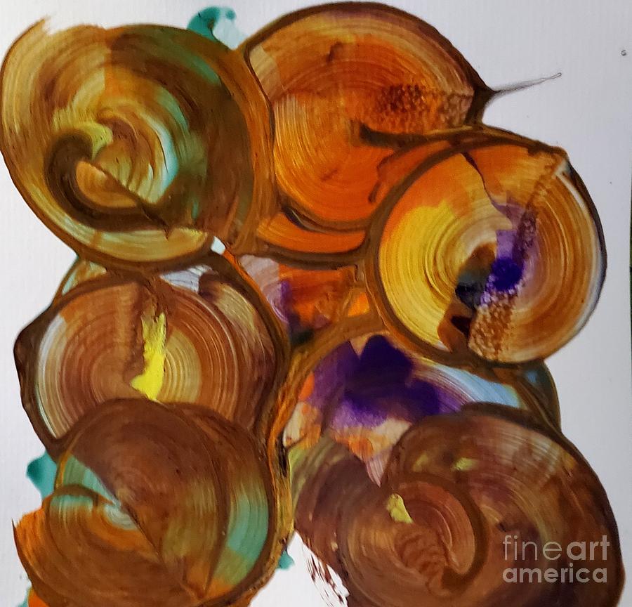 Autumn Abstract Painting by Fred Wilson