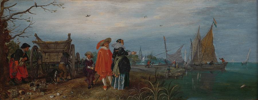 Autumn, Adriaen Pietersz. van de Venne, 1625 Painting by Celestial Images
