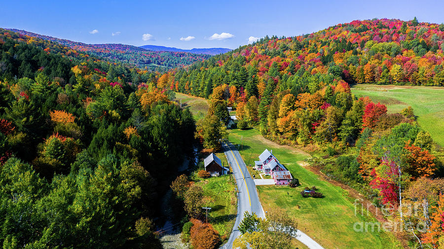 Autumn afternoon in Northfield Vermont Photograph by Scenic Vermont Photography
