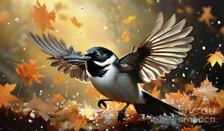 Nature Digital Art - Autumn airs by Sen Tinel
