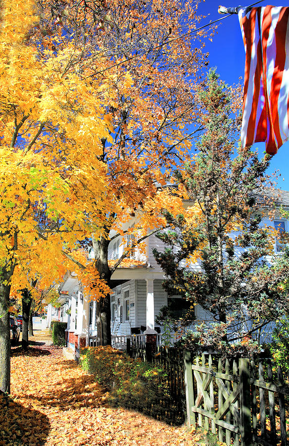 Autumn Americana No. 3 - A Berks County Impression Photograph by Steve Ember