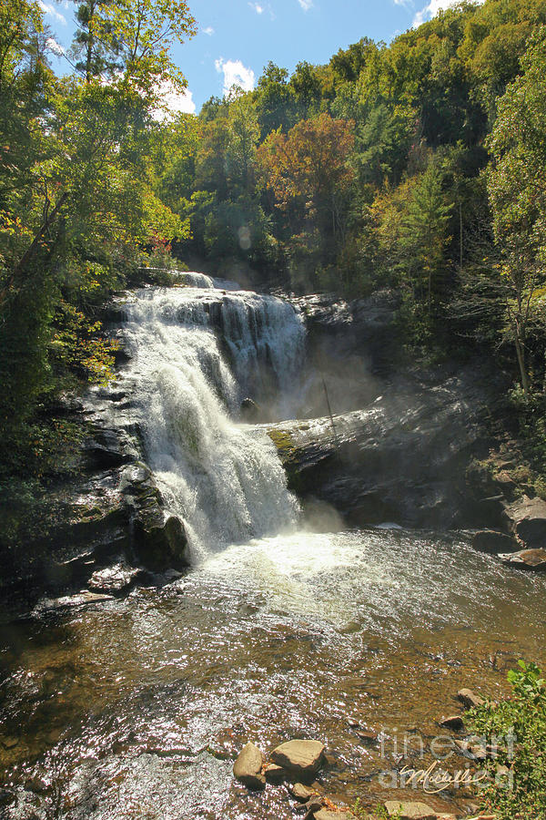 Autumn at Bald River Falls Photograph by Michelle Constantine