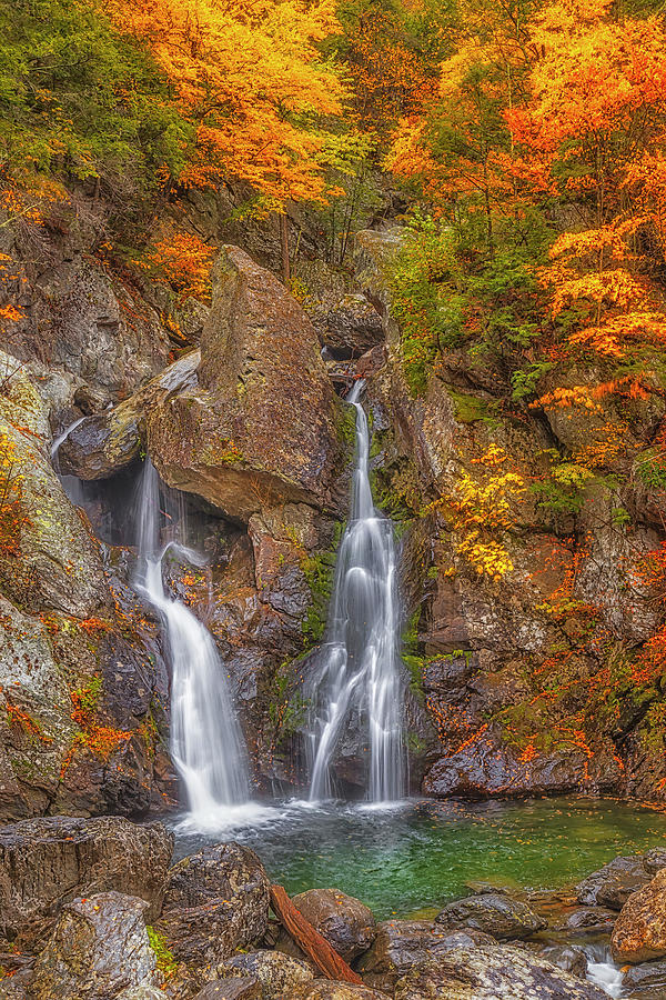 Autumn At Bash Bish Falls  Photograph by Susan Candelario