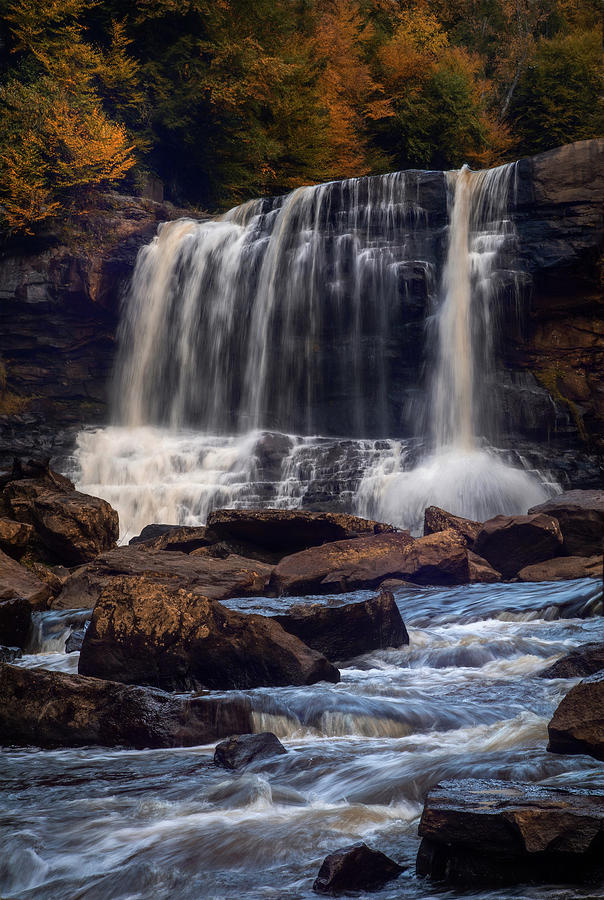 Autumn at Blackwater Falls Photograph by Jaki Miller