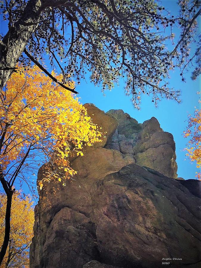 Autumn at Castle Rock Photograph by Angela Davies