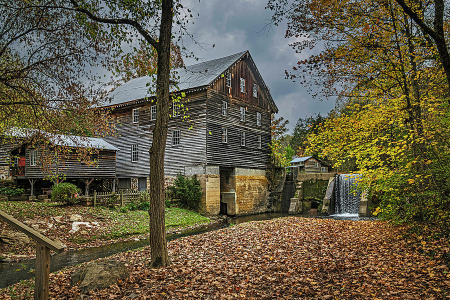Autumn at Cooks Mill Photograph by Bob Bell