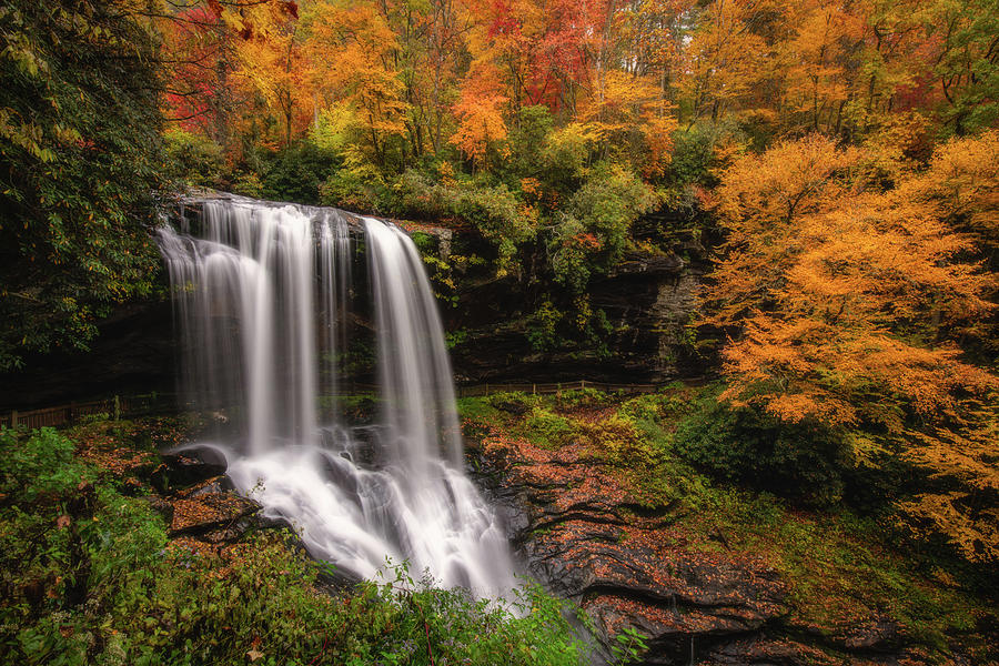 Autumn at Dry Falls Photograph by Robert J Wagner