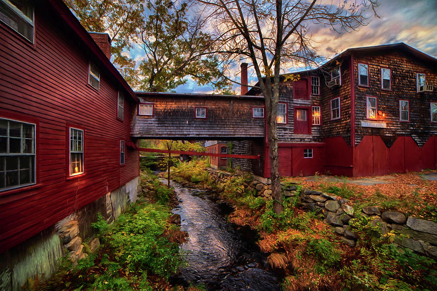 Autumn at Fryes Measure Mill Photograph by Joann Vitali