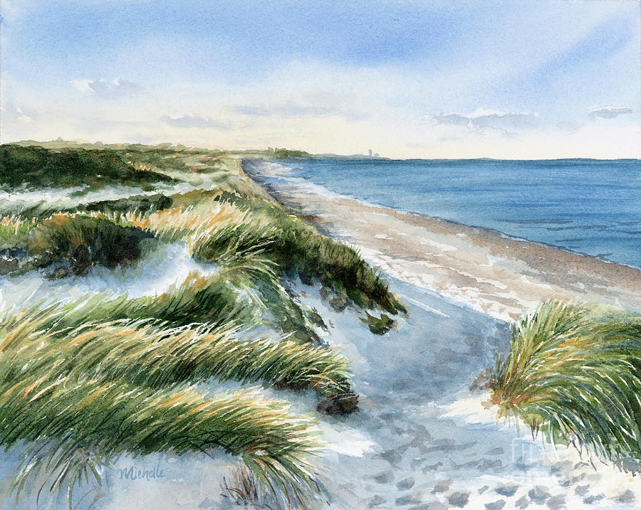 Autumn at Mayflower Beach Painting by Michelle Constantine