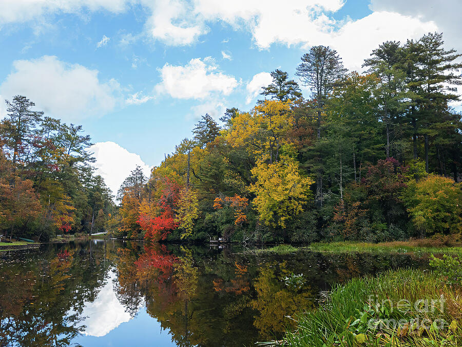 Autumn at Mirror Lakes 3 Photograph by Ron Long Ltd Photography