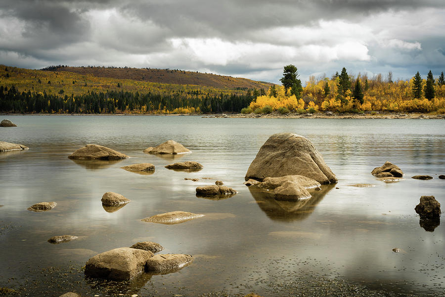 Autumn At New Fork Lake, Wyoming Photograph by Julieta Belmont