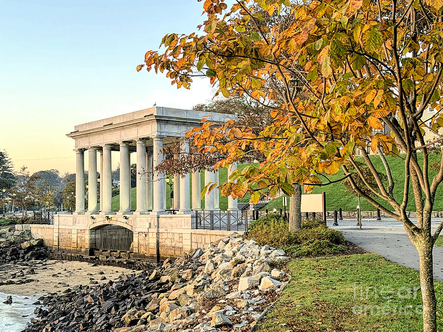 Autumn at Plymouth Rock  Photograph by Janice Drew