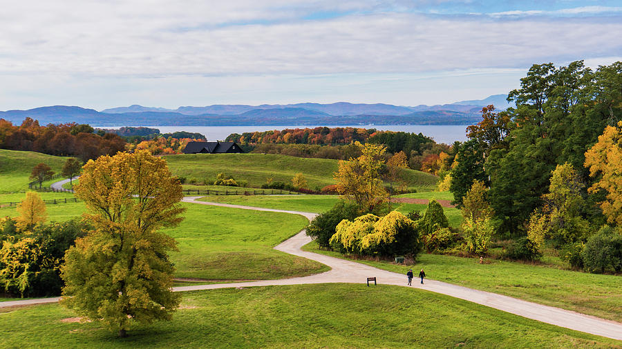 Autumn at Shelburne Farms, Vermont Photograph by Ann Moore