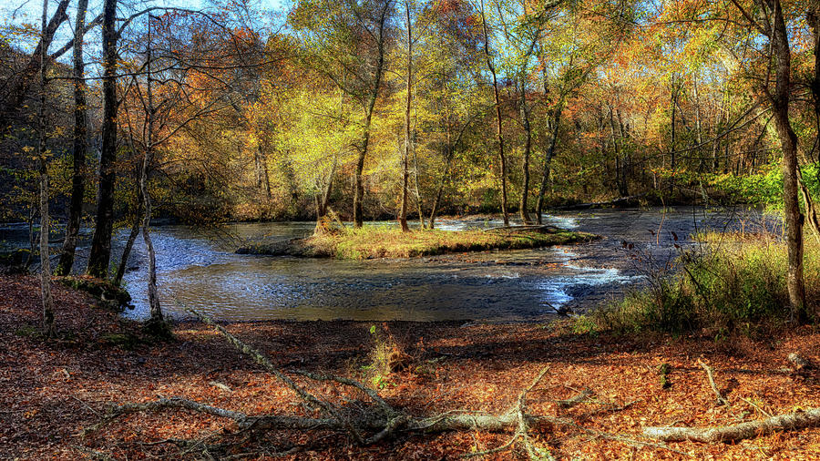 Autumn at the Buffalo River Photograph by Susan Rissi Tregoning