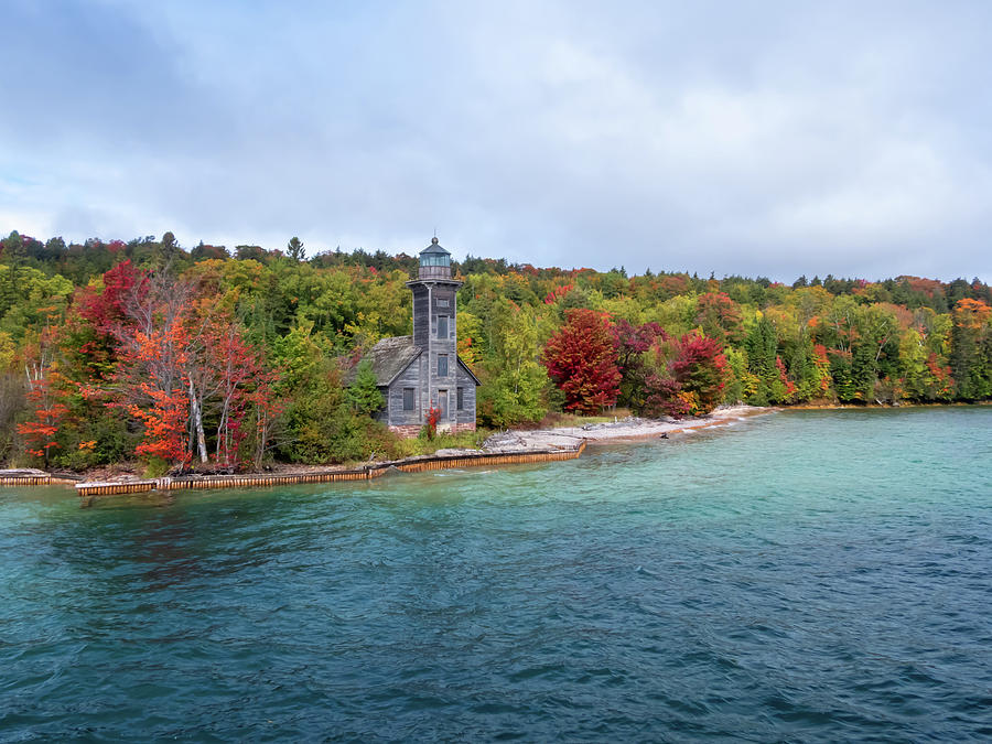 Autumn At The Lighthouse Photograph