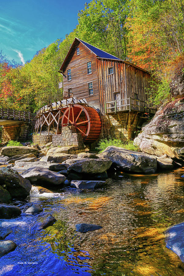 Autumn at the Mill Photograph by Dale R Carlson