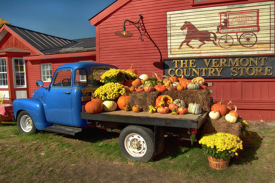 Autumn at the Vermont Country Store Photograph by Joann Vitali