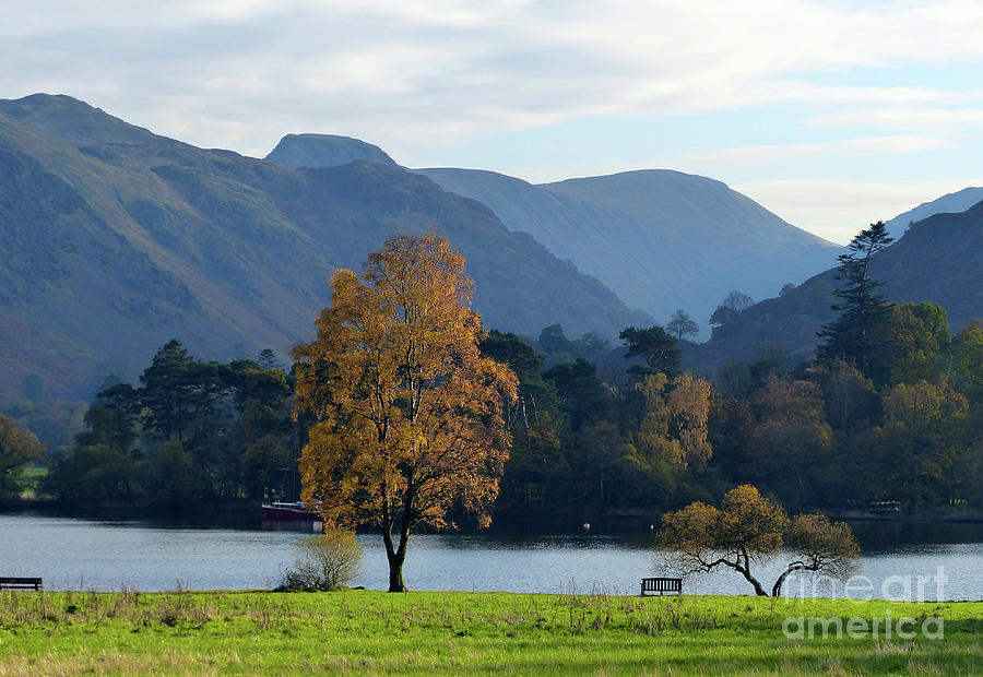 Autumn at Ullswater - England Photograph by Phil Banks