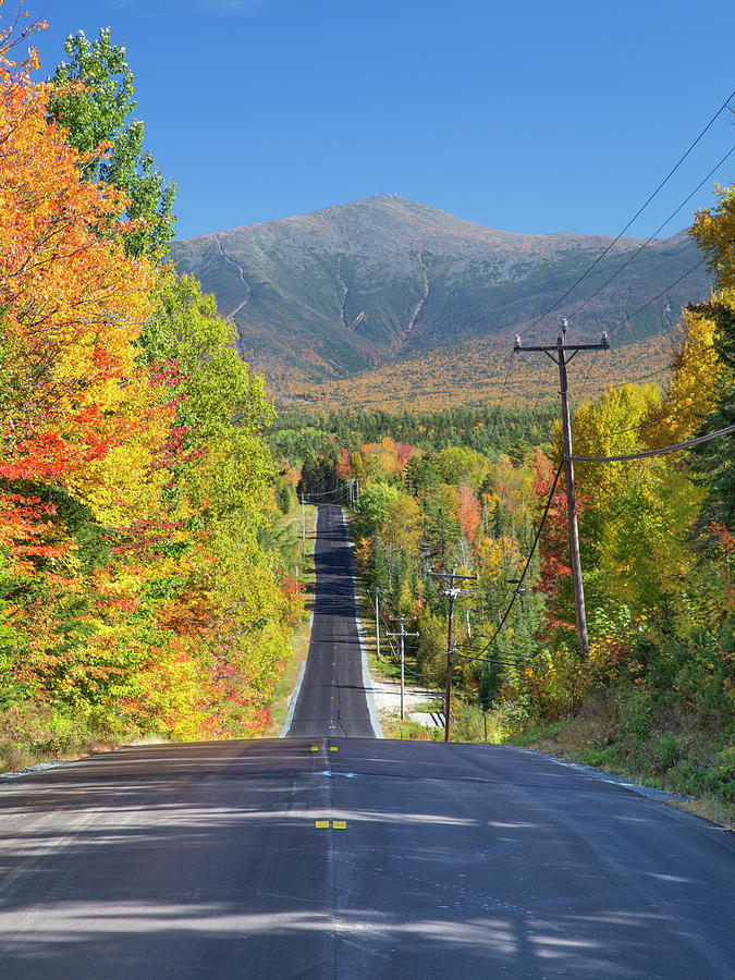 Autumn Base Road Photograph by White Mountain Images