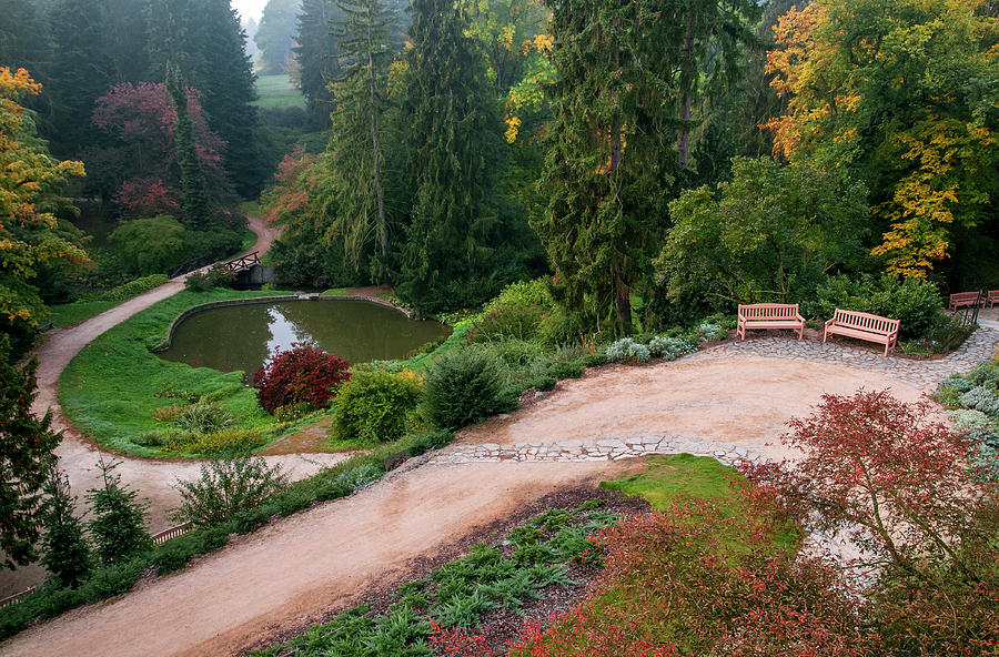 Autumn Beauty of Pruhonice Park Photograph by Jenny Rainbow