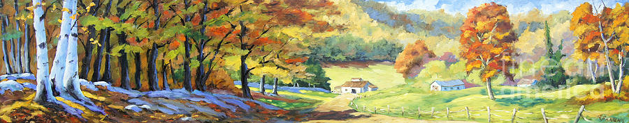 Autumn Beauty Painting by Richard T Pranke