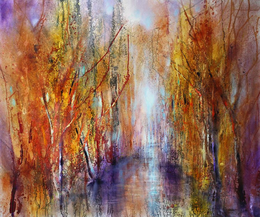 Autumn begins Painting by Annette Schmucker