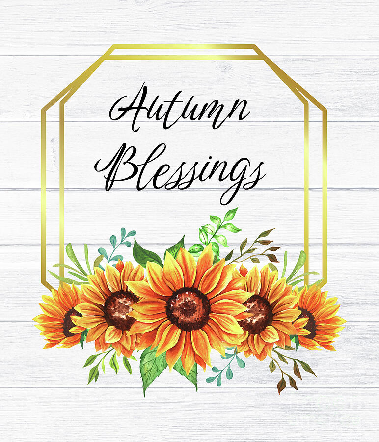 Autumn Blessings Painting by Tina LeCour