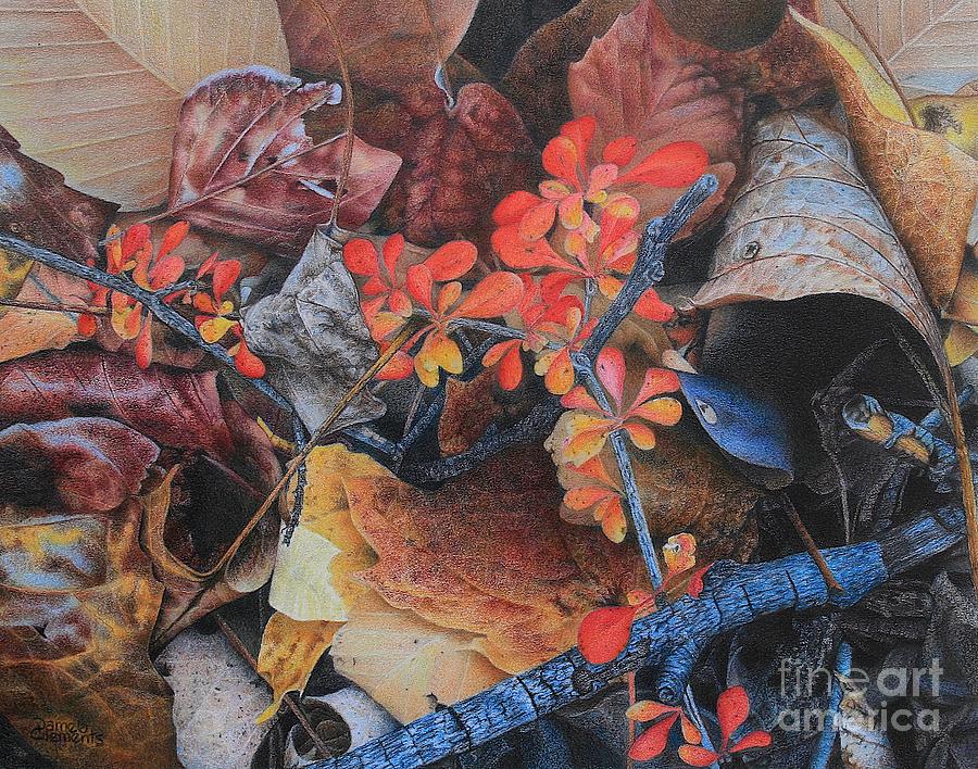 Autumn Blush Drawing by Pamela Clements