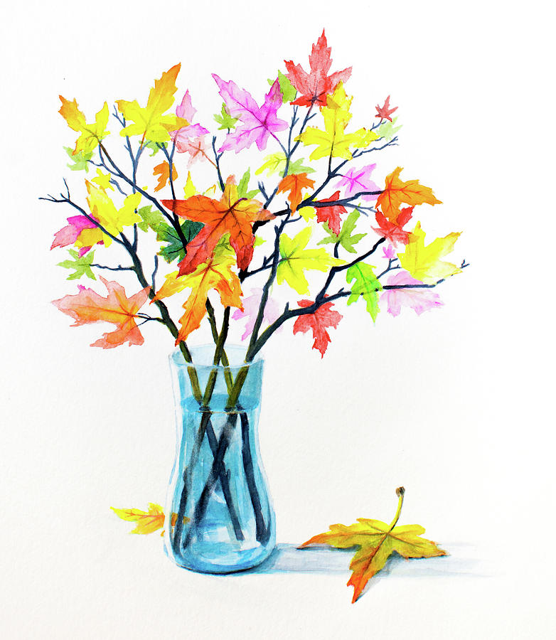 Autumn Bouquet Painting by Christopher Reid