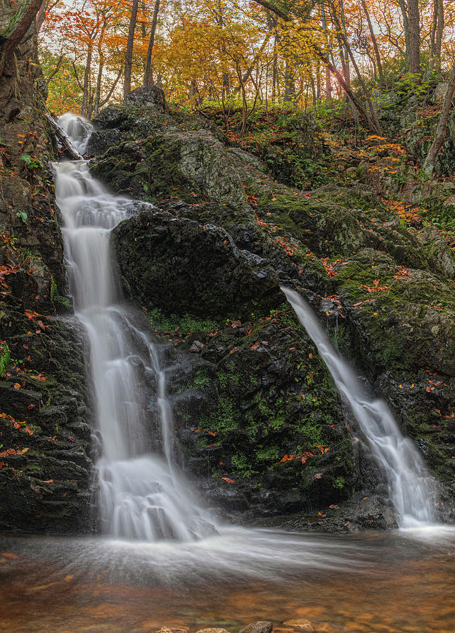 Autumn Calondo Waterfall Photograph by Angelo Marcialis