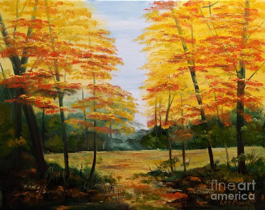 Autumn Color Painting by Lee Piper