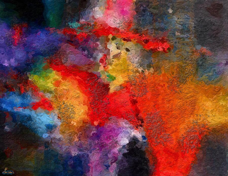 Autumn Colors Abstract  Mixed Media by Anas Afash